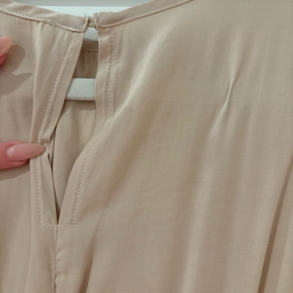 Tan Ruffle Dress - Picture 5 of 6